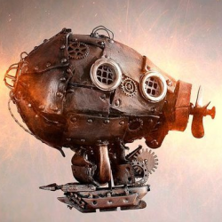 What if god was...a Steampunk Starship Captain?